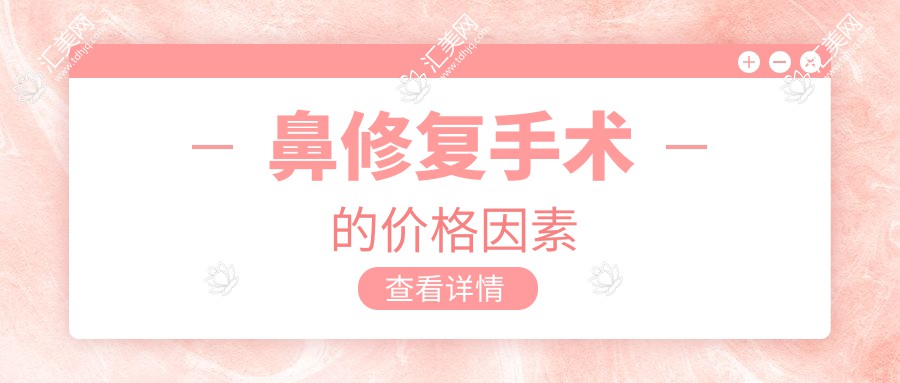 鼻修复手术的价格因素