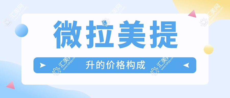 微拉美提升的价格构成