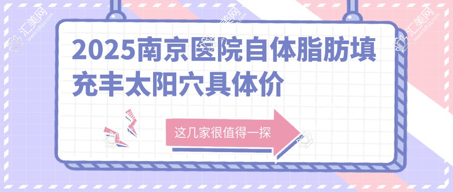2025南京医院自体脂肪填充丰太阳穴具体价格单:假体丰太阳穴4千+
